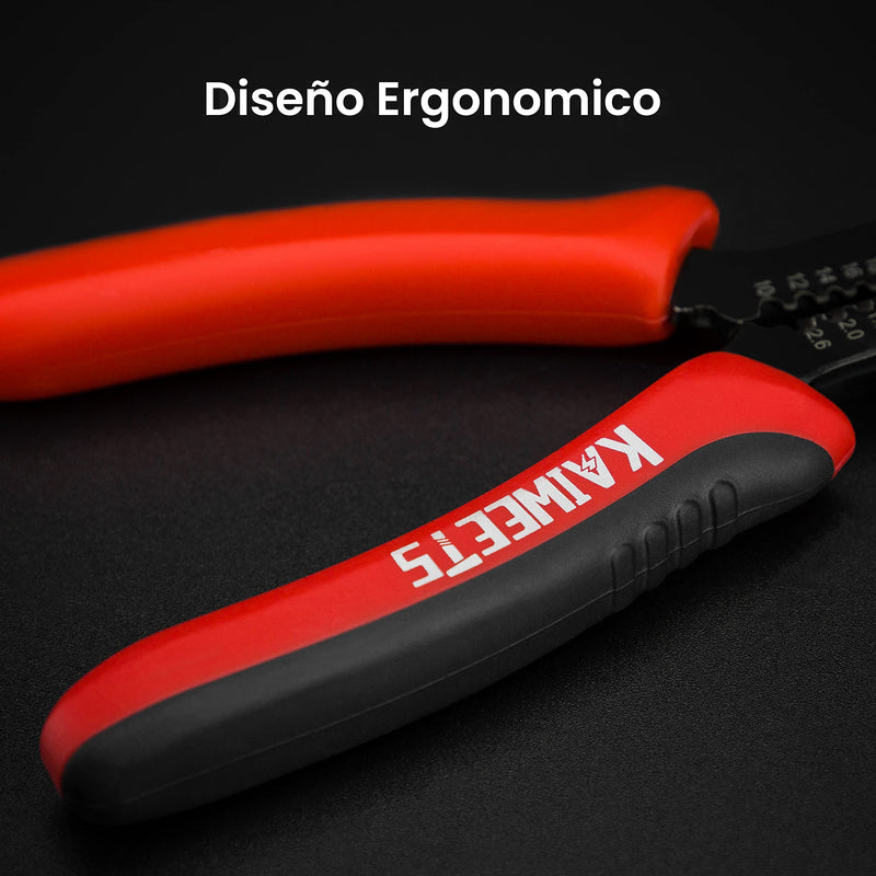 [Australia - AusPower] - KAIWEETS Wire Cutters 5-Inch Flush Pliers with Supplementary Stripping, Cutting Pliers, Handy and Slim Diagonal Cutters, Sharp Snip 