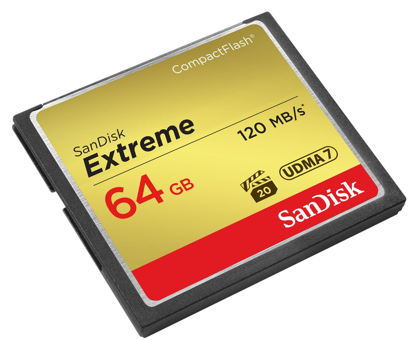 [Australia - AusPower] - B00EZE6V50 SanDisk Extreme 64GB Compact Flash Memory Card Standard Packaging 