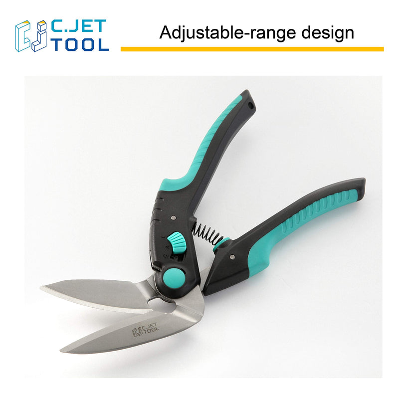 [Australia - AusPower] - C.JET TOOL 10" Heavy Duty Scissors, Industrial Scissors, Multipurpose, Scissors for Carpet, Cardboard and Recycle, Professional Soft Grip Stainless Steel (Turquoise) 10" Turquoise 