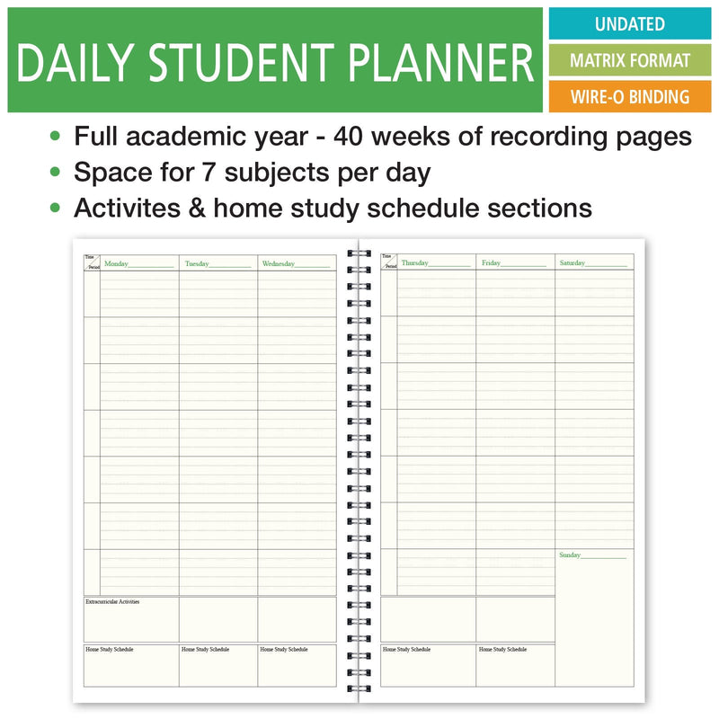[Australia - AusPower] - Deluxe Full-Year Student Planner for High School 40 weeks (HS-90) 