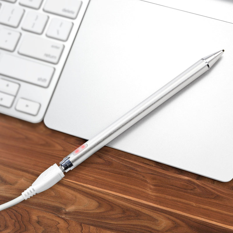 [Australia - AusPower] - BoxWave Stylus Pen for iPad Pro 10.5 (2017) (Stylus Pen by BoxWave) - AccuPoint Active Stylus, Electronic Stylus with Ultra Fine Tip - Metallic Silver 