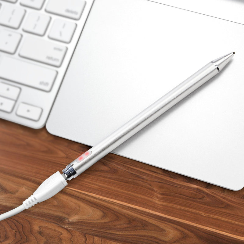[Australia - AusPower] - BoxWave Stylus Pen for Acer Aspire R 14 (R5-471T) (Stylus Pen by BoxWave) - AccuPoint Active Stylus, Electronic Stylus with Ultra Fine Tip - Metallic Silver 