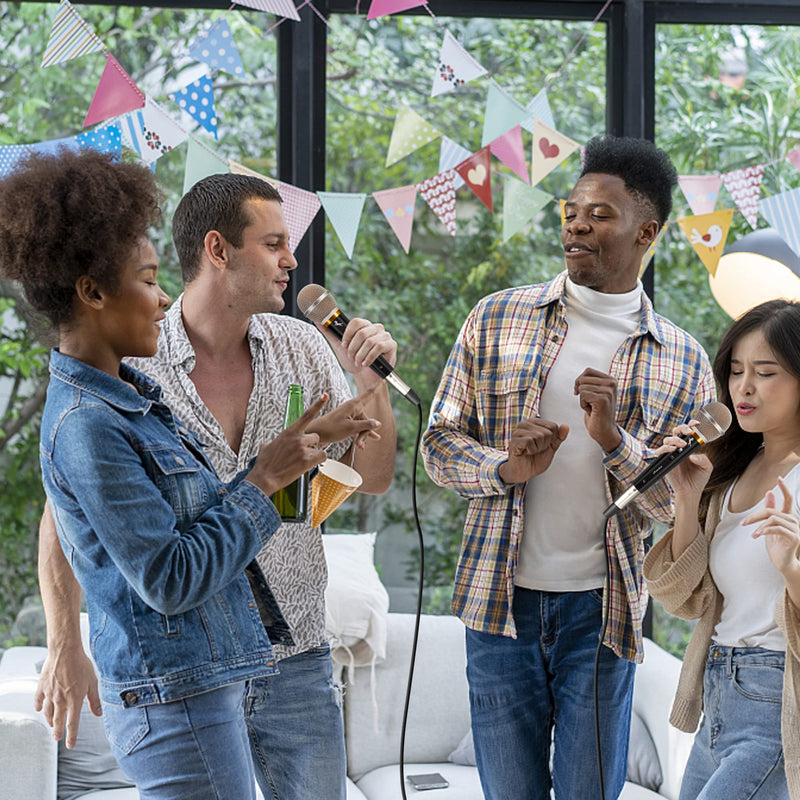 [Australia - AusPower] - Marengo Dynamic Vocal Microphone for Karaoke Speaker,Wired Handheld Mic with On and Off Switch and 13ft Detachable Cable 