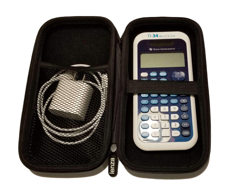 [Australia - AusPower] - New! Graphing Calculator Hard Protective Carrying Case for Texas Instruments TI-84 Plus Silver Edition TI 89 TI Nspire CX CAS for USB Cable, AC Charger, Manual, Pencil, Ruler & Accessories 