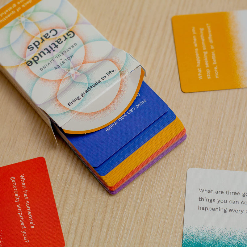 [Australia - AusPower] - Holstee Gratitude Cards | A Deck of Questions to Inspire Grateful Living 