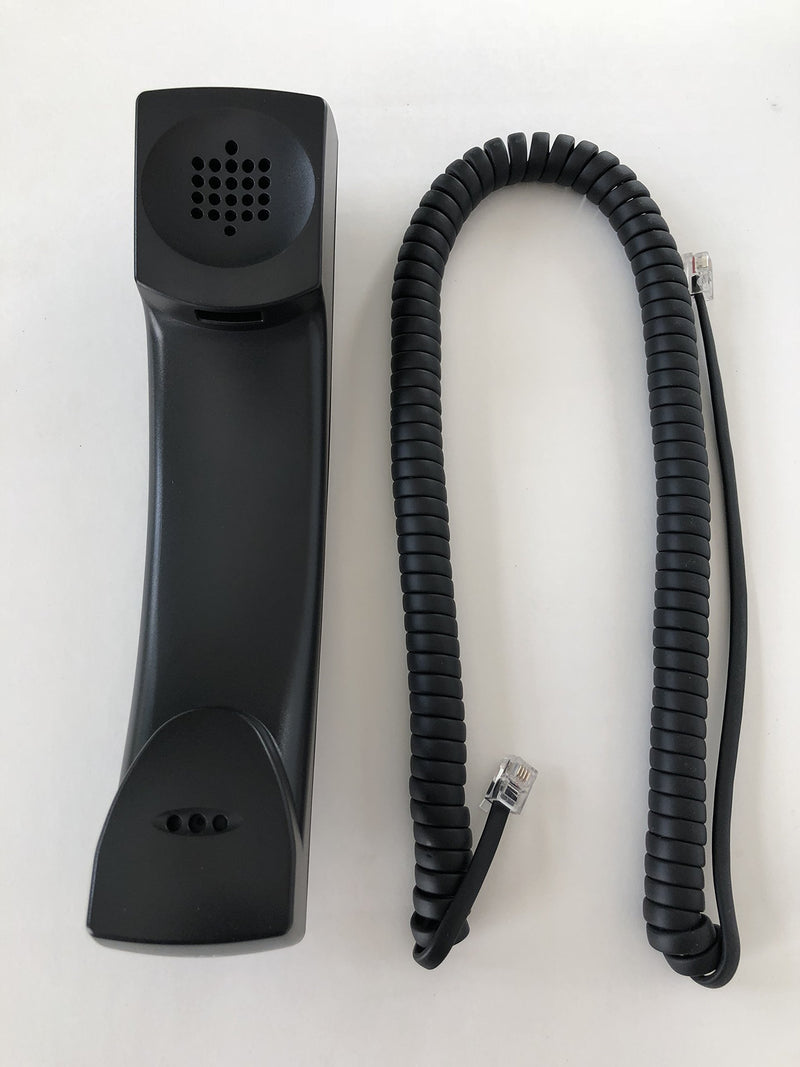 [Australia - AusPower] - The VoIP Lounge Replacement HD Voice Handset with Curly Cord for Polycom VVX Series IP Phones 300 301 310 311 400 401 410 411 500 501 600 601 1500 Black (Please See Full Description Below) 