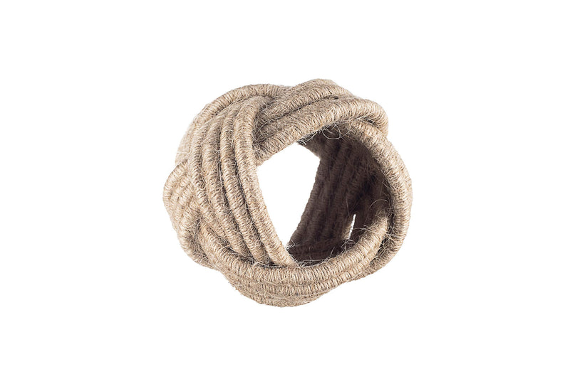 [Australia - AusPower] - CMEI Nautical Coastal Jute Burlap Napkin Rings Set of 6, Beach Napkin Holders, Napkin Rings Bulk for Party Decoration, Dining Table, Family Gatherings - A Great Tabletop Décor (Natural) Natural 