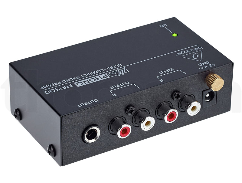 [Australia - AusPower] - Behringer MICROPHONO PP400 Ultra-Compact Phono Preamp, Silver 