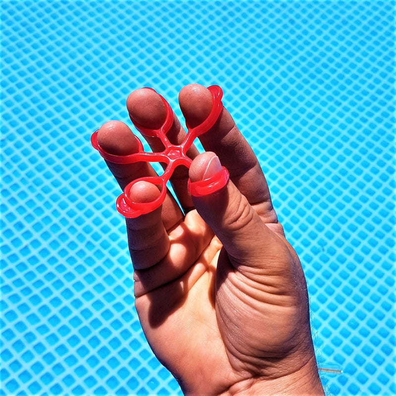 [Australia - AusPower] - FlexEx Hand Exerciser - 20 Pack Red - Medium Resistance, Made In USA 