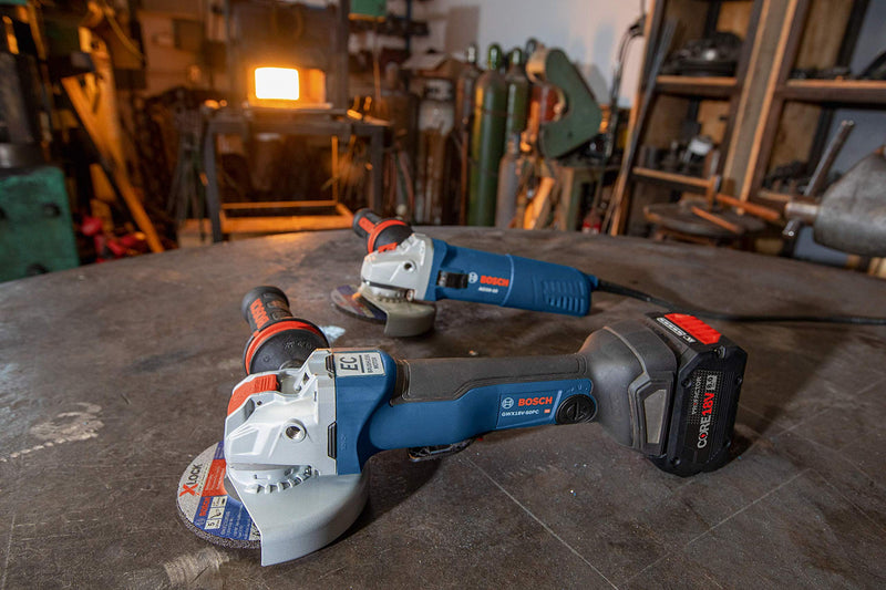 [Australia - AusPower] - BOSCH CWX27LM500 5 In. x 1/8 In. X-LOCK Arbor Type 27A (ISO 42) 30 Grit Metal Cutting and Grinding Abrasive Wheel 