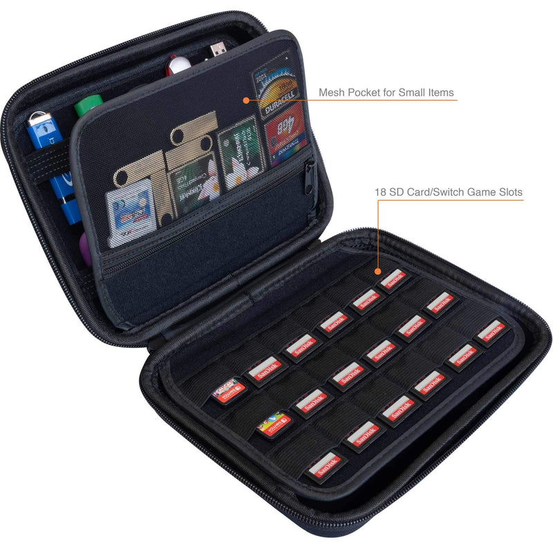 [Australia - AusPower] - Large Capacity USB Thumb Flash Pen Drive Storage Organizer Holder/ SD Card Memory Card Holder Case/ External Hard Drive Case 