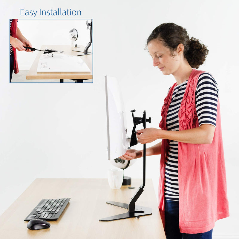 [Australia - AusPower] - VIVO VESA Adapter Plate Bracket Designed for Samsung CF591 Series Monitors, Curved 27 inch LC27F591FDNXZA, MOUNT-SG02CF 