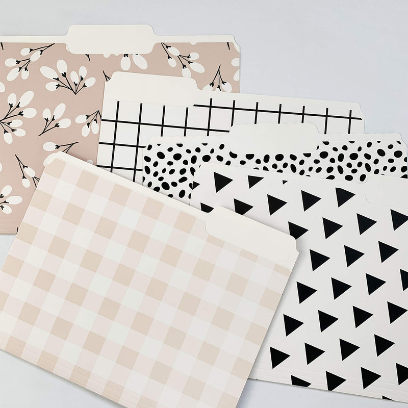 [Australia - AusPower] - Decorative File Folders – Includes 12 Cute Designs, File Folders Letter Size, 1/3-Cut Tabs, Office Supplies File Organizers, 9.5 x 11.75 Inches 