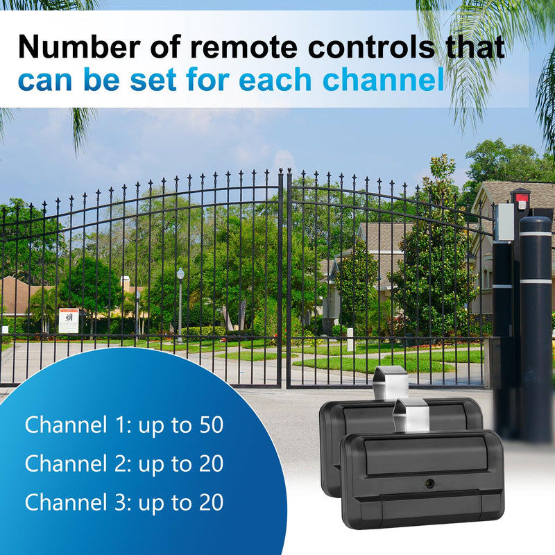 [Australia - AusPower] - 811LMX Gate Opener Remote Replacement for liftmaster 811LM and 811LMX Remote, 811LMX Remote Compatible with 850LM/ 860LM Receivers, The Gate Opener Remote Using Security+ 2.0 Technology, 1 Pack 