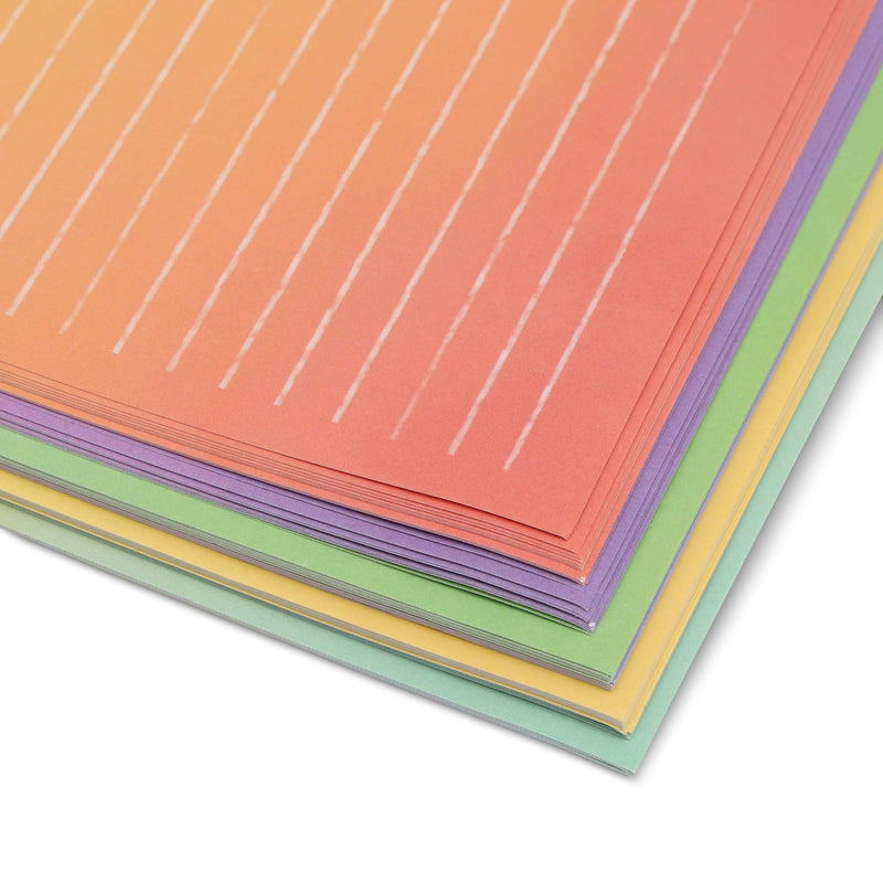 [Australia - AusPower] - Lined Watercolor Stationery Paper and Envelopes Set (10.25 x 7.25 Inches, 90 Pieces) 