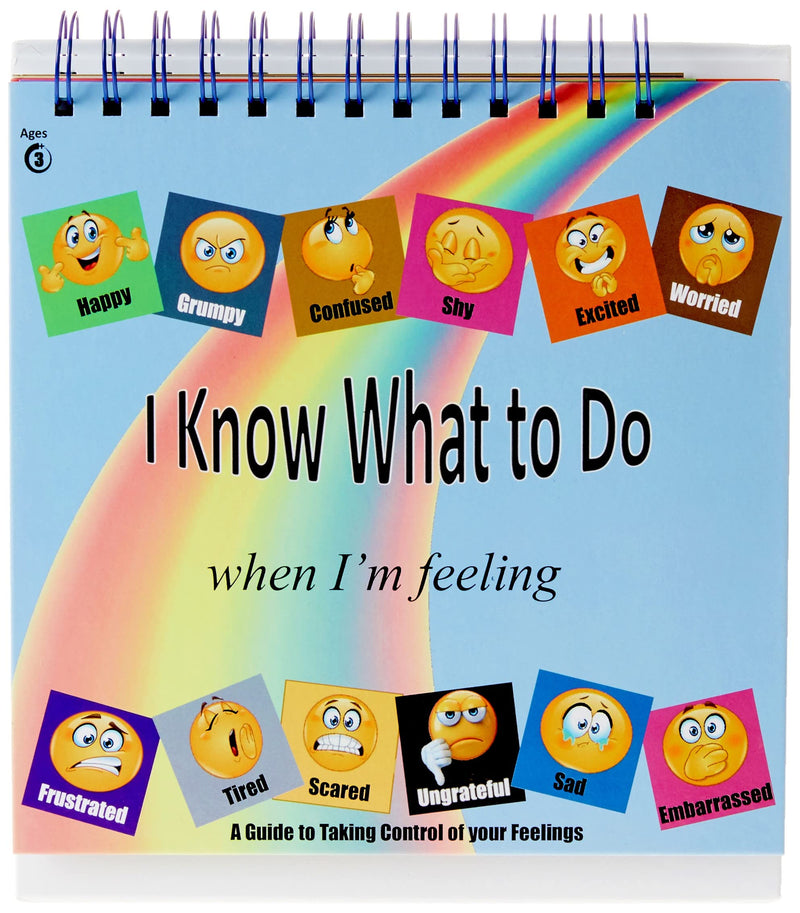 [Australia - AusPower] - Thought-Spot I Know What to Do Feeling/Moods Products: Different Moods/Emotions; Autism; ADHD; Helps Kids Identify Feelings and Make Positive Choices (Moods/Feelings Flipbook) Moods/Feelings Flipbook 