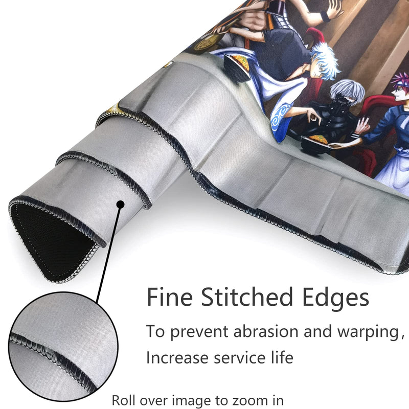 [Australia - AusPower] - Anime Character Mouse Pad for Computer - Anime Character Collection Saitama Eren Jaeger Gaming Large Mouse Pad Non Slip Rubber Mat, Desktop PC Laptop Office Big Mouse Pad 31.5x11.8x0.12inch 31.5in x 11.8in, Anime Character Collection 