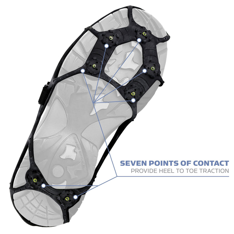 [Australia - AusPower] - Yaktrax Spikes for Walking on Ice and Snow (1 Pair) Large/X-large (Shoe Size: W 9.5+/M 8-12) 