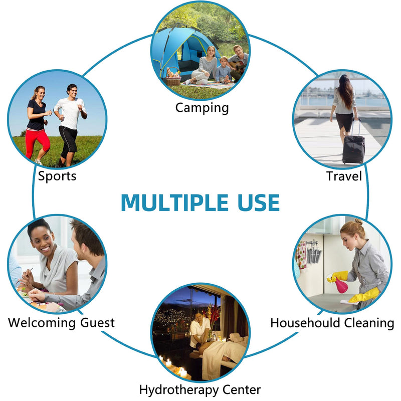 [Australia - AusPower] - Disposable Towel Thicker Style Magic Compressed Towel Large Size Coin Tissue Portable Washcloth Reusable for Travel Camping Hiking Outdoor Sports Beauty Salon 