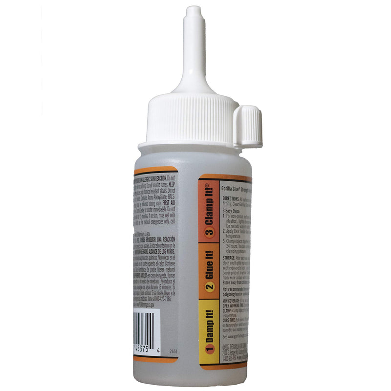 [Australia - AusPower] - Gorilla Clear Glue, 3.75 Ounce Bottle, Clear, (Pack of 1) 1 - Pack 