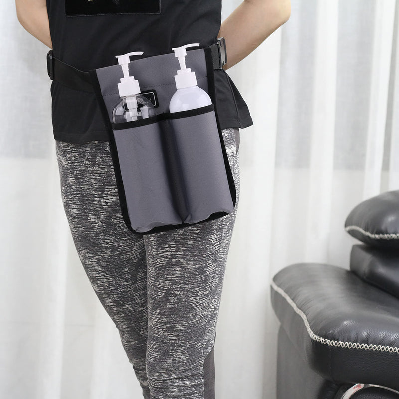 [Australia - AusPower] - Massage Bottle Holster -2 Adjustable Massage oil Bottle Pack (2 Bottle, Grey) 2 Bottle 