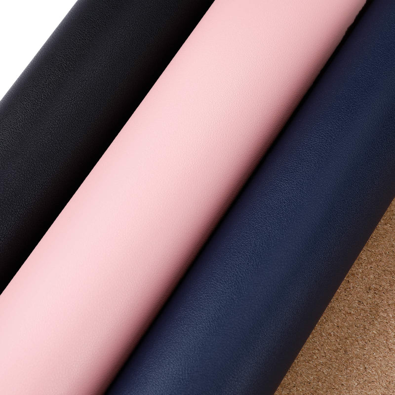 [Australia - AusPower] - Aelfox Cork & Leather Desk Pad, Natural Office Desk Mat Double-Sided Use, Stitched Edges, Waterproof Large Extended Mouse Pad Desk Accessories (31.5 x 15.7 inches, Pink/Cork) Cork+pink 31"x16" 