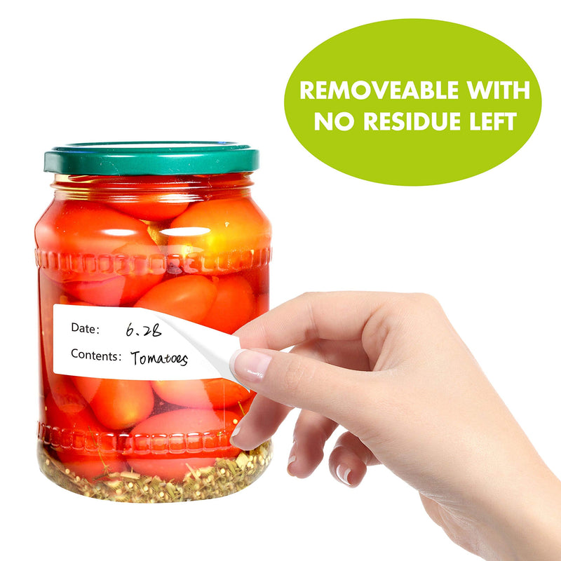 [Australia - AusPower] - 500 Freezer Refrigerator Food Labels Reminder Water Oil Resistant in Roll with Perforation Line,Removable Adhesive Printed Version 