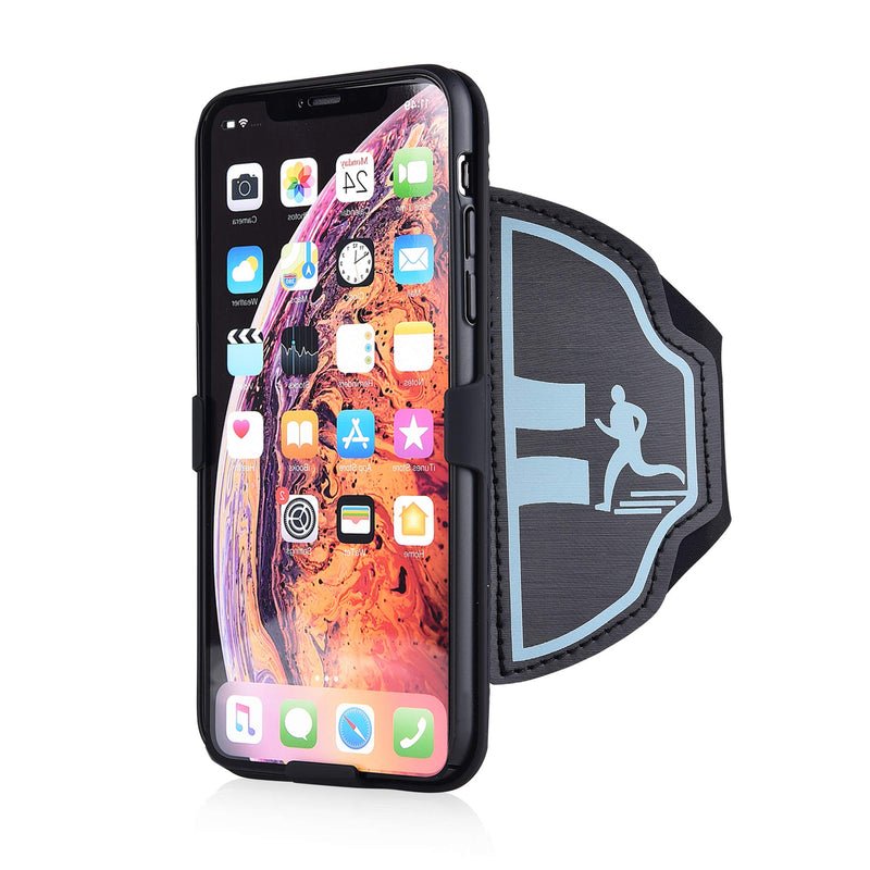 [Australia - AusPower] - iPhone 11 Pro sport Armband, 180° Rotative Holster, Open Face armband Ideal for Fitness Apps. Hybrid hard case cover with sport armband combo, Case for Sports Jogging Exercise Fitness (iPhone 11 Pro) iPhone 11 Pro 