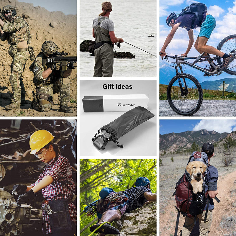 [Australia - AusPower] - JUKMO Tactical Belt, Military Hiking Rigger 1.5" Nylon Web Work Belt with Heavy Duty Quick Release Buckle Black Small-for Waist 30"-36" (Length 45") 