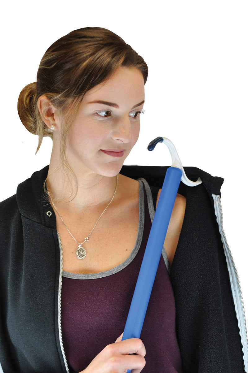 [Australia - AusPower] - Blue Jay An Elite Healthcare Brand Bending Hip Kit 4 Piece Combo Pack include 26 inch Reacher | Sock Aid with Foam Handles and Dressing Stick | Plastic Shoehorn for Surgery Recovery - 24 Inches 4 Piece Set 