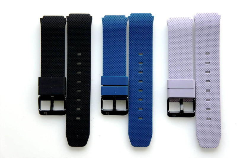 [Australia - AusPower] - Beantech Smartwatch Replacement Silicone Sports Strap for Bit S1C- Black 