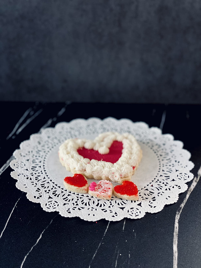 [Australia - AusPower] - Round 8 inch Paper Lace Table Doilies – White Decorative Tableware Disposable Placemats - Made in Canada (Pack of 100) 