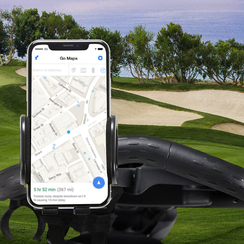 [Australia - AusPower] - KVV GPS/Phone Mount Holder for Golf Cart, 360° Rotatable, Universal Fit Mount Holder for Bike, Motorcycle 