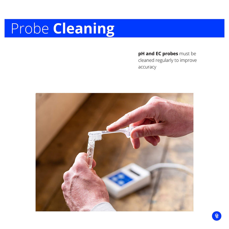 [Australia - AusPower] - Bluelab CAREKITPHCON Probe Care Kit for pH and Conductivity (TDS) Probes and Pens with 4 Solutions and Cleaners, Cleaning Kit Tool for Hydroponic system and Indoor Plant Grow 