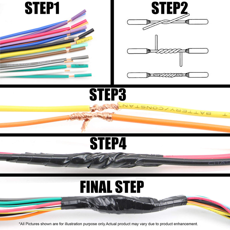 [Australia - AusPower] - Xtenzi Car Stereo Head Unit 16-pin Wire Harness Power Plug Compatible with Boss CD MP3 DVD 