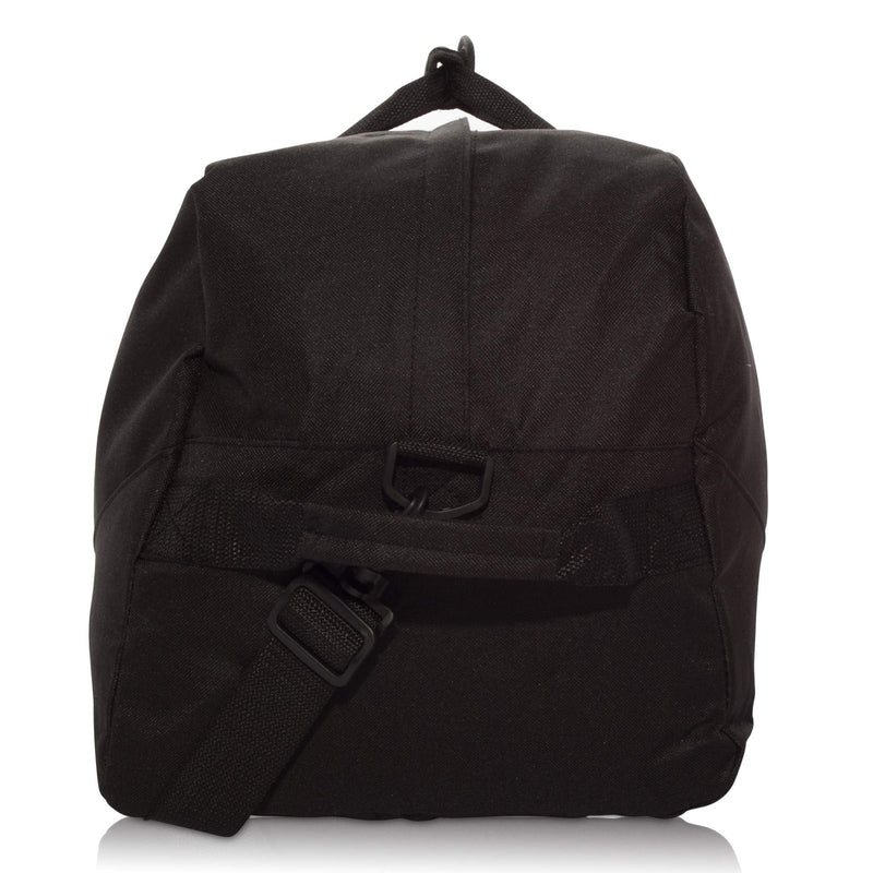 [Australia - AusPower] - DALIX 25" Big Adventure Large Gym Sports Duffle Bag (Black Grey Navy Blue Red Camo) Black 