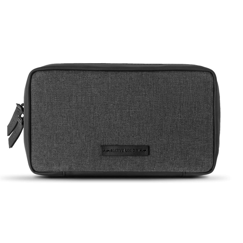 [Australia - AusPower] - Native Union Stow Organizer – Premium Travel Tech Kit Crafted with Durable Canvas – Keep Essentials Organized with Flexible Storage & Quick-Access Pocket for Cables, Chargers, SIM Cards & More (Slate) Slate V2 