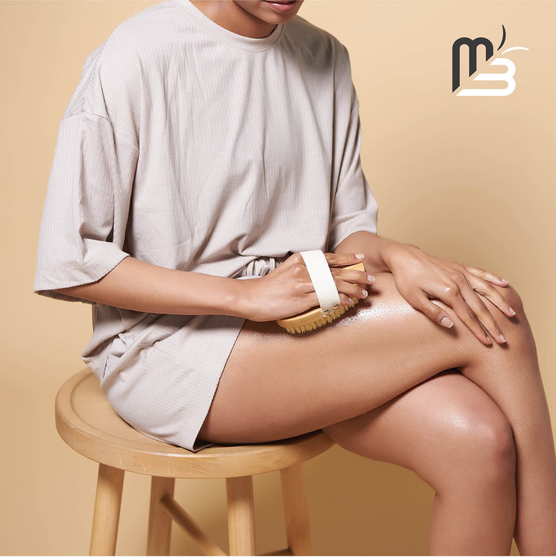 [Australia - AusPower] - M3 Naturals Anti Cellulite Massage Oil Infused with Collagen and Stem Cell Help Tighten Tone Stretch Marks | Skin Firming Lotion Cellulite Remover Treatment 
