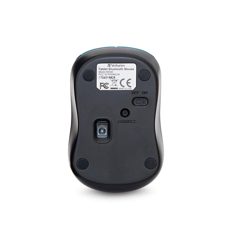 [Australia - AusPower] - Verbatim Bluetooth Wireless Tablet Multi-Trac Blue LED Mouse - Dark Teal 