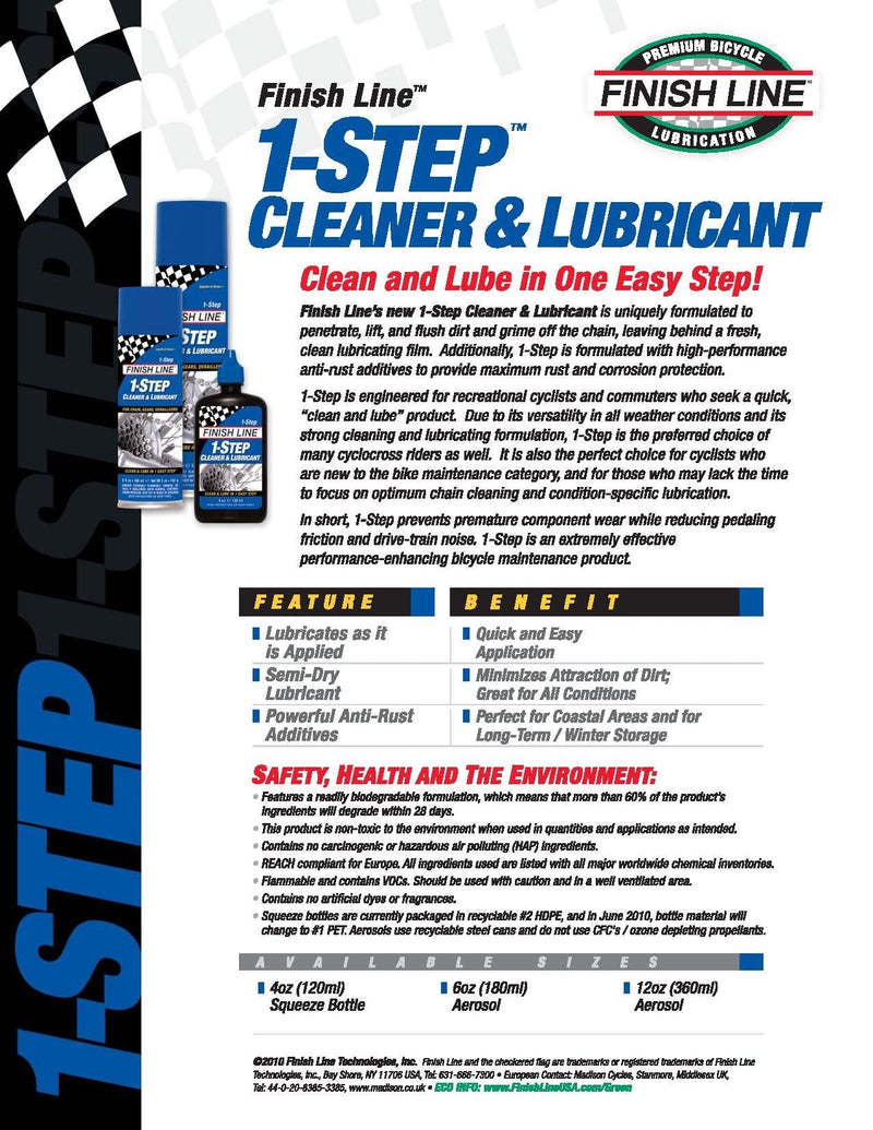 [Australia - AusPower] - Finish Line 1-Step Cleaner and Lubricant 
