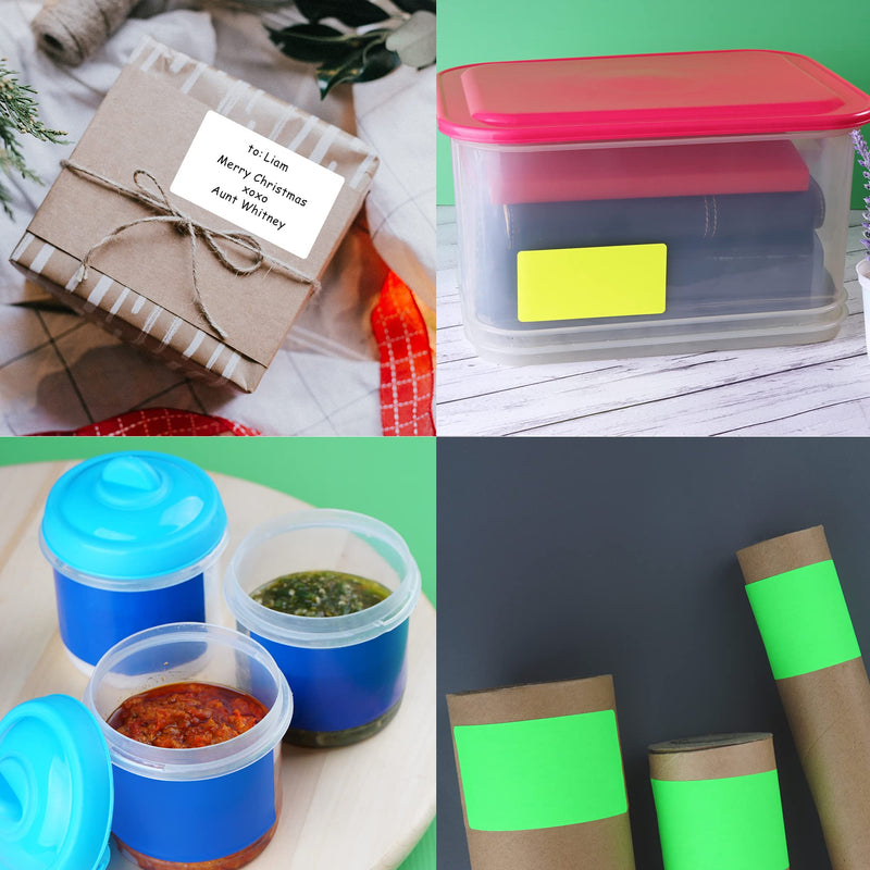 [Australia - AusPower] - Royal Green Rectangular Code Labels 4x2 Blank Sticker Roll in Pastel Green (7.5cm x 2.5cm) - 250 Pack 