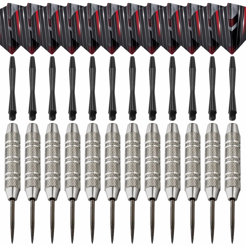 [Australia - AusPower] - Fat Cat Darts in a Jar: Steel Tip Darts with Storage/Travel Container, 20 Grams (Pack of 15, 21 and 27 Darts) Jar with 21 Darts 
