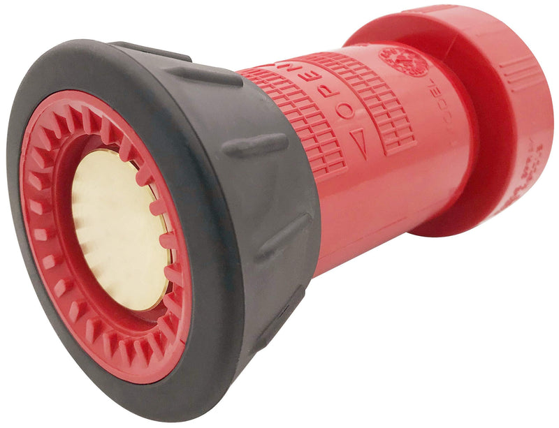 [Australia - AusPower] - SpringSpray 1-1/2" NST/NH Fire Hose Nozzle Spray Polycarbonate Jet Fog Industrial Fireman 1.5" Nozzle 75 gpm Fire Equipment 1-1/2"NH/NST 