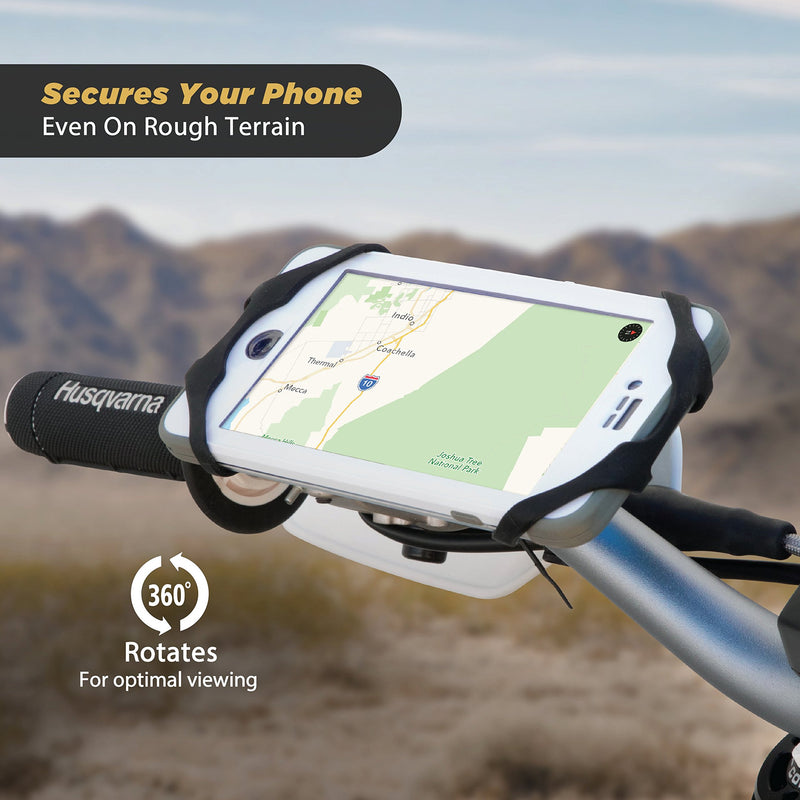 [Australia - AusPower] - SCOSCHE MBM3SM-RP Handlebar Bike Phone Mount with Integrated MagicMount, Protective Safety Bands and Adjustable Clamp for Mobile Devices Magnetic Mount 