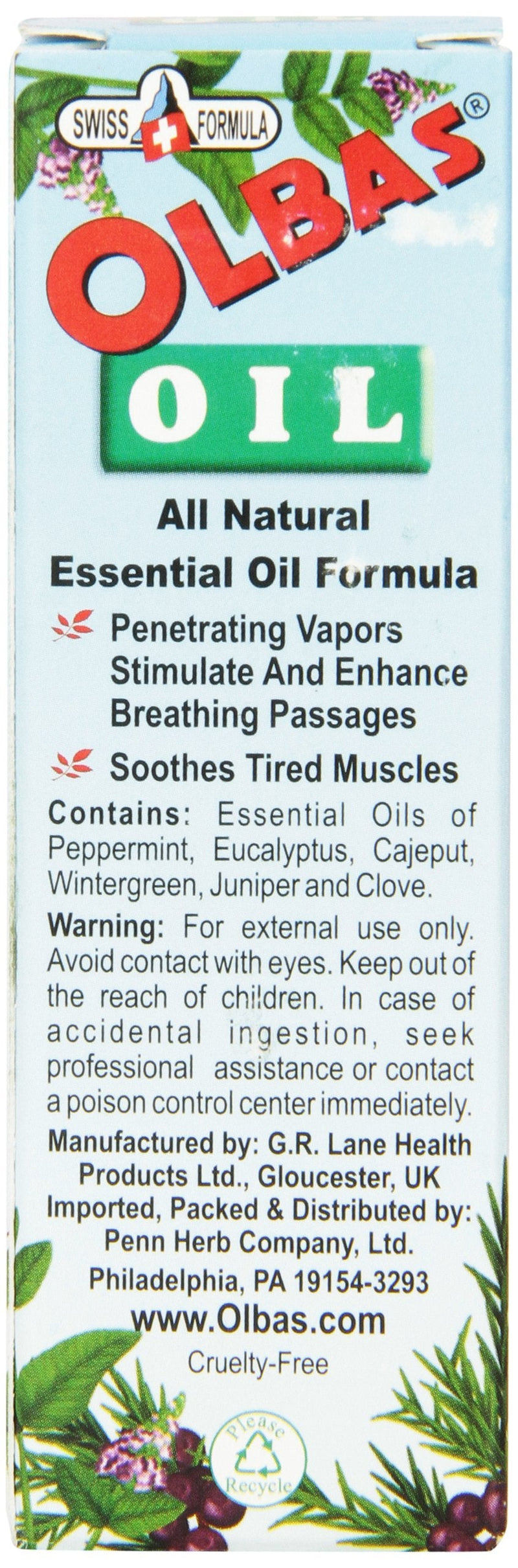 [Australia - AusPower] - Olbas Oil Aromatherapy Inhalant and Aromatic Massage Oil, 0.95 Fl Oz 0.95 Fl Oz (Pack of 1) 