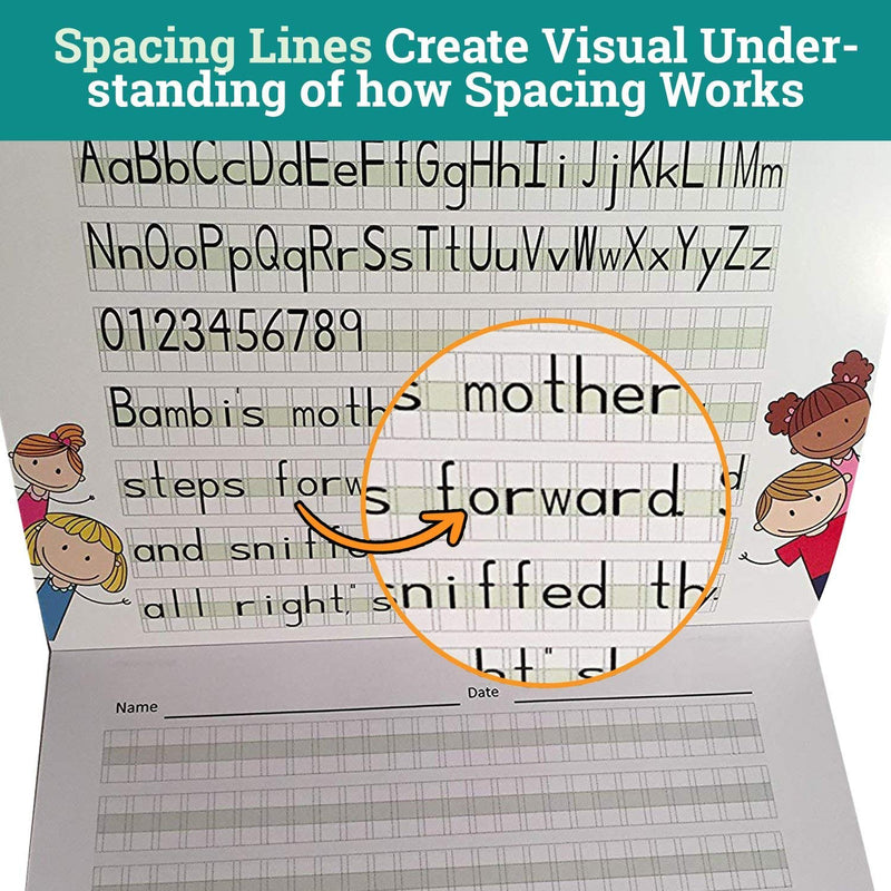 [Australia - AusPower] - Channie's Visual Handwriting Worksheet for 1st - 3rd Grade | Handwriting Simplified! Visual Writing Tools for Kids | Handwriting Practice for Kids, Kids Writing Book, Practice Writing Book for Kids 