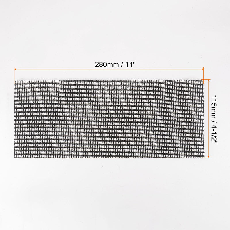 [Australia - AusPower] - HARFINGTON 30pcs 80 Grits Mesh Sanding Screen Sheets 4-1/2" x 11" Wet or Dry Sandpaper Dust Free Abrasive Pads for Car Wood Drywall Metal Polishing & Grinding 80 Grit 