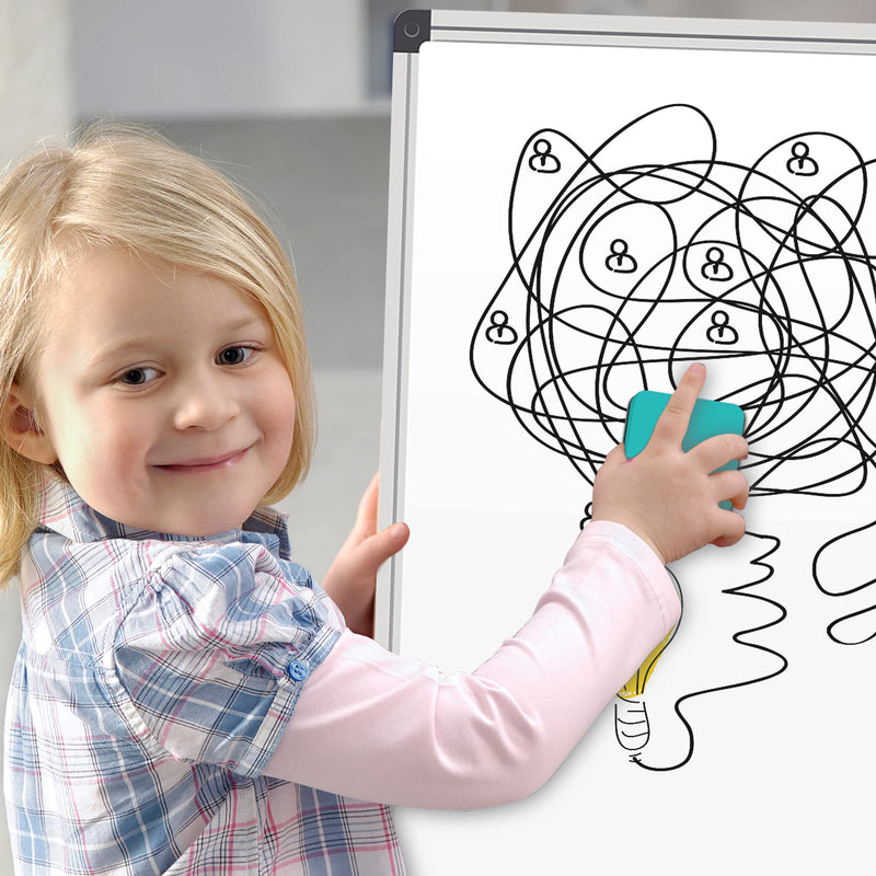 [Australia - AusPower] - OFFICDO Dry Erase Erasers, 48 Pack Mini Magnetic Whiteboard Erasers Dry Erasers Chalkboard Erasers for Kids, Student, Classroom, Teacher Supplies, Home and Office (Green, 2 x 2 x 0.79 Inch) Square/Green 