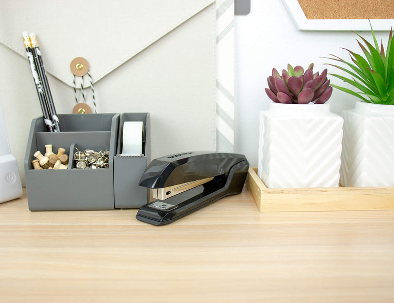 [Australia - AusPower] - Bostitch Ascend 3 in 1 Stapler with Integrated Remover & Staple Storage Black 