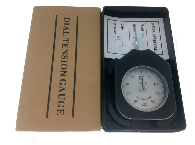 [Australia - AusPower] - VTSYIQI 100g Gram Tension Meter Dial Tension Gauge with 100g Gram Gauge Force Meter 